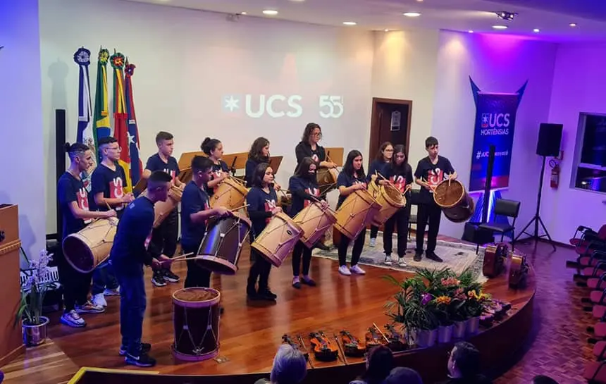 Turma da Escola de Música da UCS