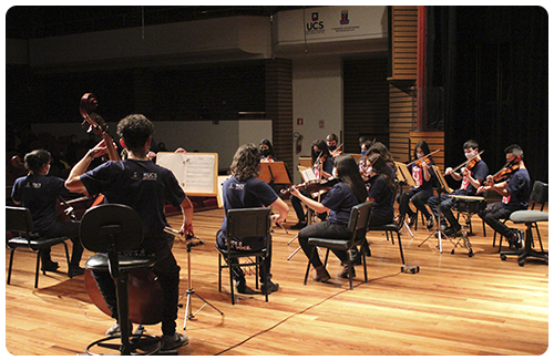 Imagem da Escola de Música da UCS