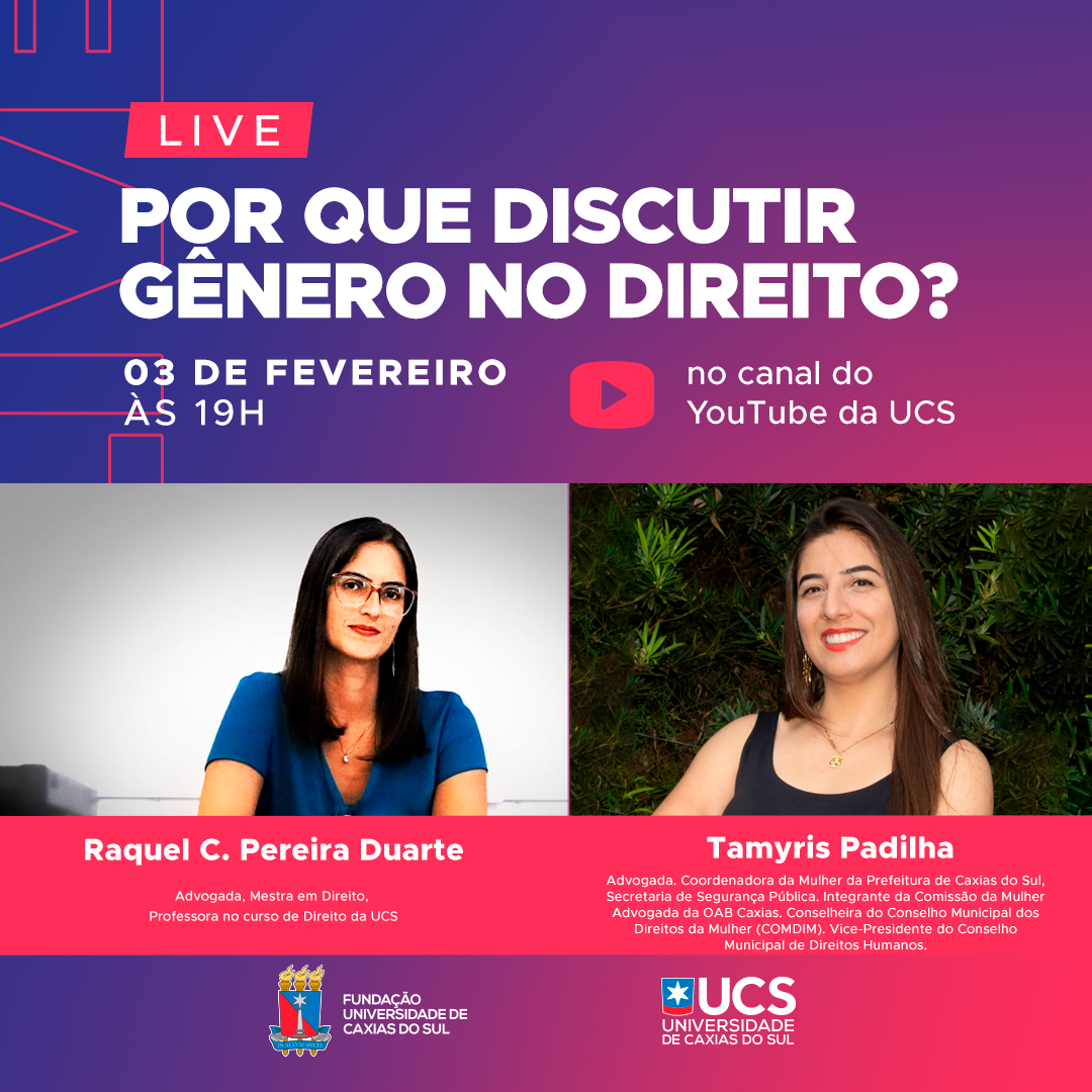 Live por que discutir gênero no Direito?