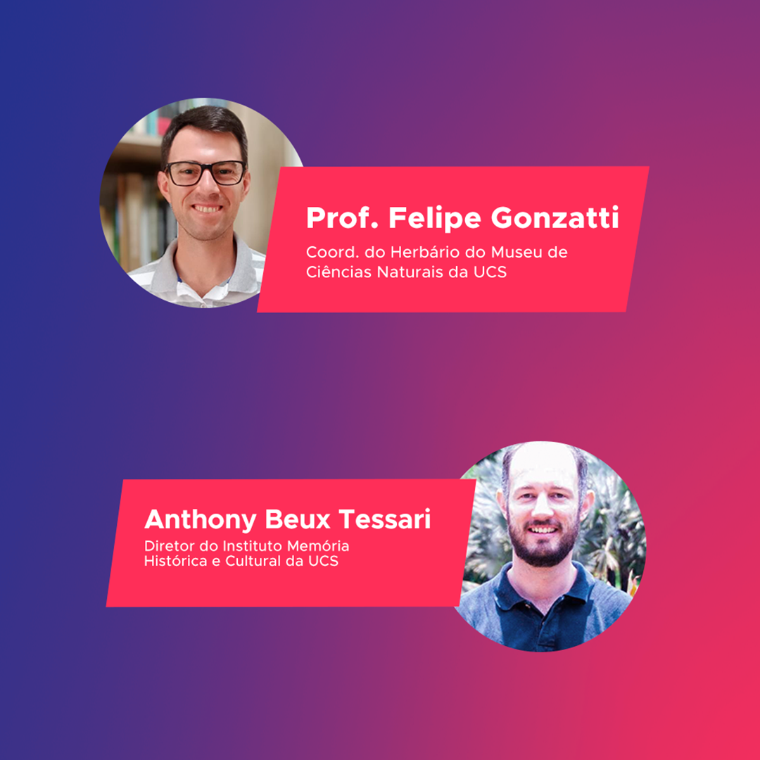 Live estrutura do curso: museu de ciências naturais e instituto memória histórica e cultural da UCS