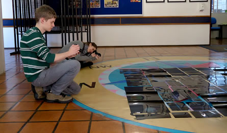 A preparação das Salas.