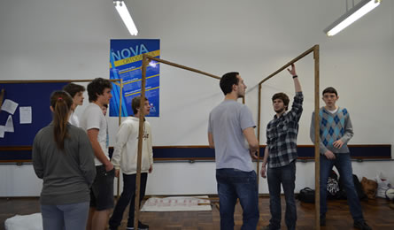 A preparação das Salas - Atlético da Serra Futebol Clube.