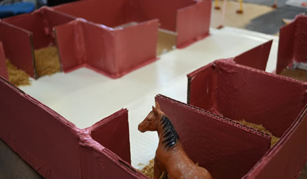 A preparação das Salas - Clube Comunitário Realize.