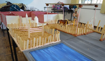 A preparação das Salas - Clube Comunitário Realize.