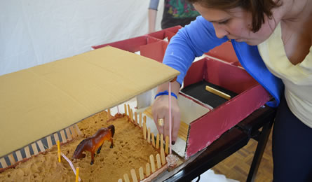 A preparação das Salas - Clube Comunitário Realize.