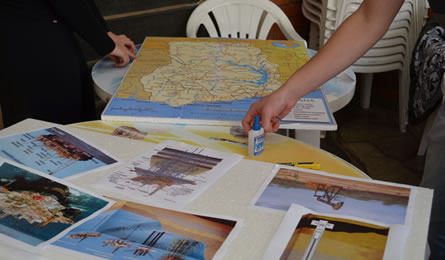 A preparação das Salas - Embaixada do Brasil em Gana.