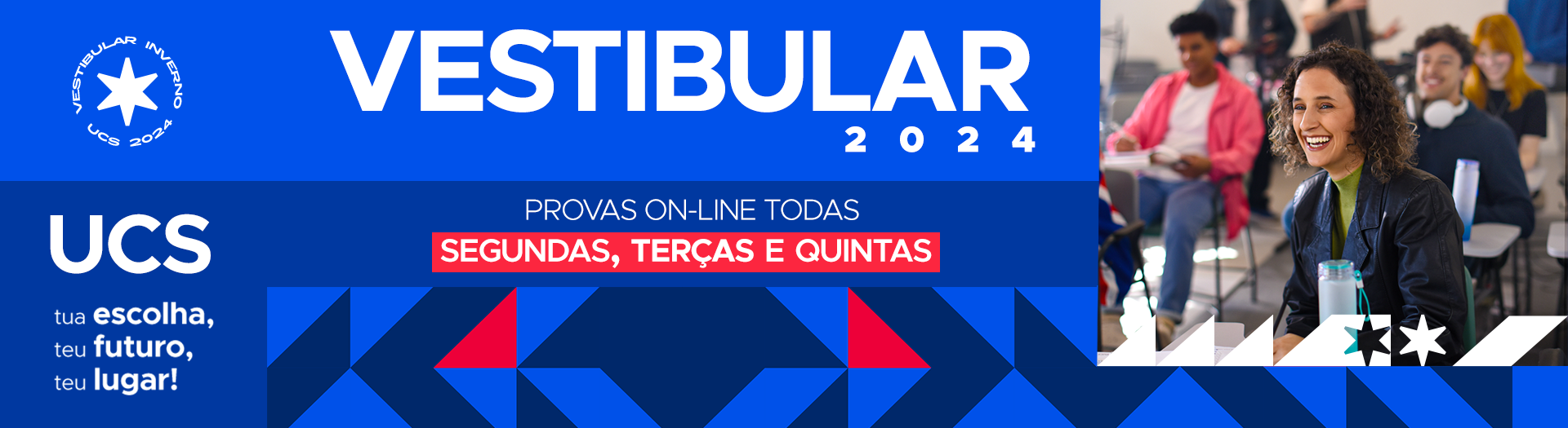 Slide Vestibular 2024 Novo Dia