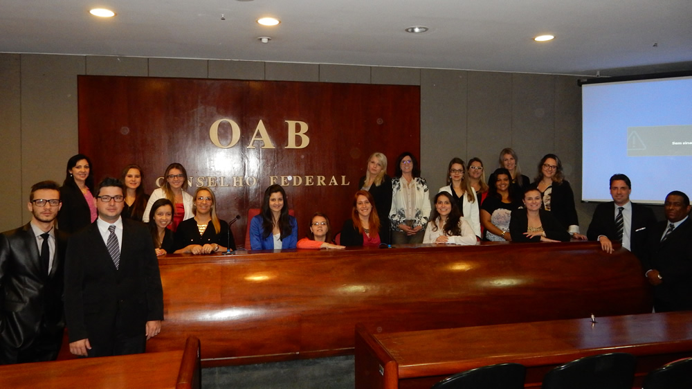 Visita ao Conselho Federal da Ordem dos Advogados do Brasil.