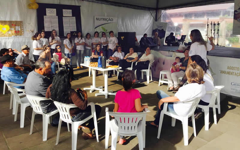 Acadêmicas de Nutrição do Campus da Região das Hortênsias participam do 3º Amamenta Gramado.