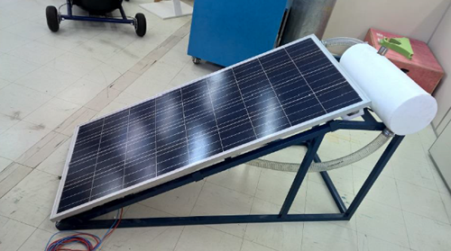 Sistema hbrido fotovoltaico e trmico para melhoria da eficincia de painis fotovoltaicos e aquecimento de gua para aproveitamento domstico.